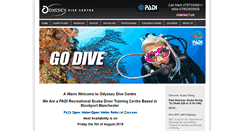 Desktop Screenshot of odysseydivecentre.co.uk